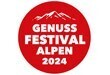 Genuss Festival Alpen 2024 - logo rot rund