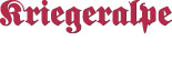 Logo: Kriegeralpe Oberlech
